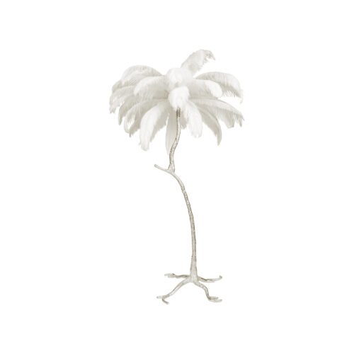 OSTRICH  - ALUMINIUM FINISH FLOOR LAMP