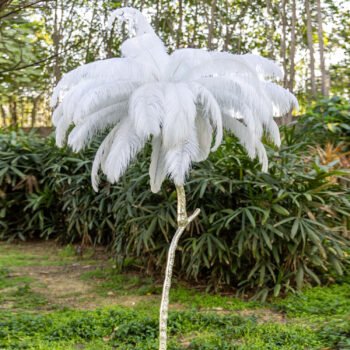 OSTRICH  - ALUMINIUM FINISH FLOOR LAMP