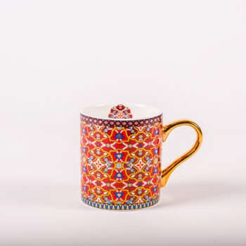 MARRAKESH - MUGS WITH GOLD ACCENT - SET OF 2