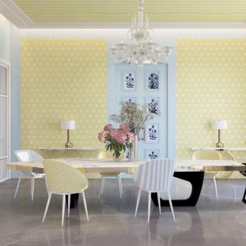 Tabriz | Gauze | Lemon